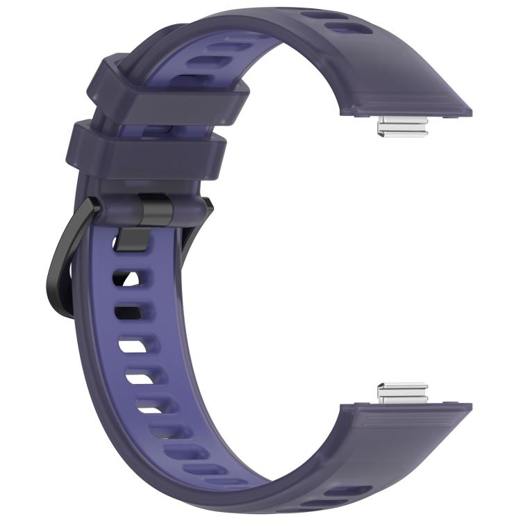 For Huawei Watch Fit 5 / Fit 5 Pro / Fit 4 Translucent Jelly Silicone Watch Band