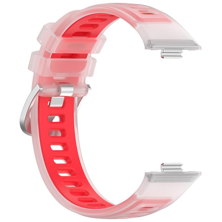 For Huawei Watch Fit 5 / Fit 5 Pro / Fit 4 Translucent Jelly Silicone Watch Band