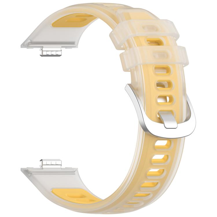 For Huawei Watch Fit 5 / Fit 5 Pro / Fit 4 Translucent Jelly Silicone Watch Band