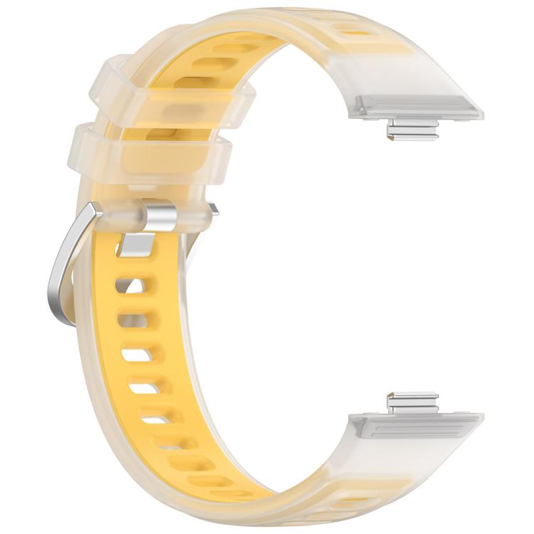 For Huawei Watch Fit 5 / Fit 5 Pro / Fit 4 Translucent Jelly Silicone Watch Band