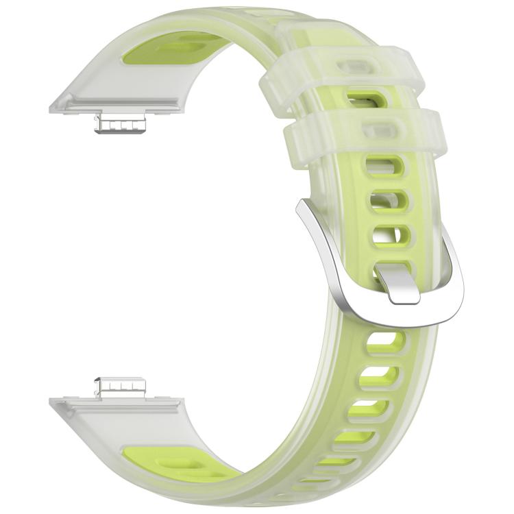 For Huawei Watch Fit 5 / Fit 5 Pro / Fit 4 Translucent Jelly Silicone Watch Band