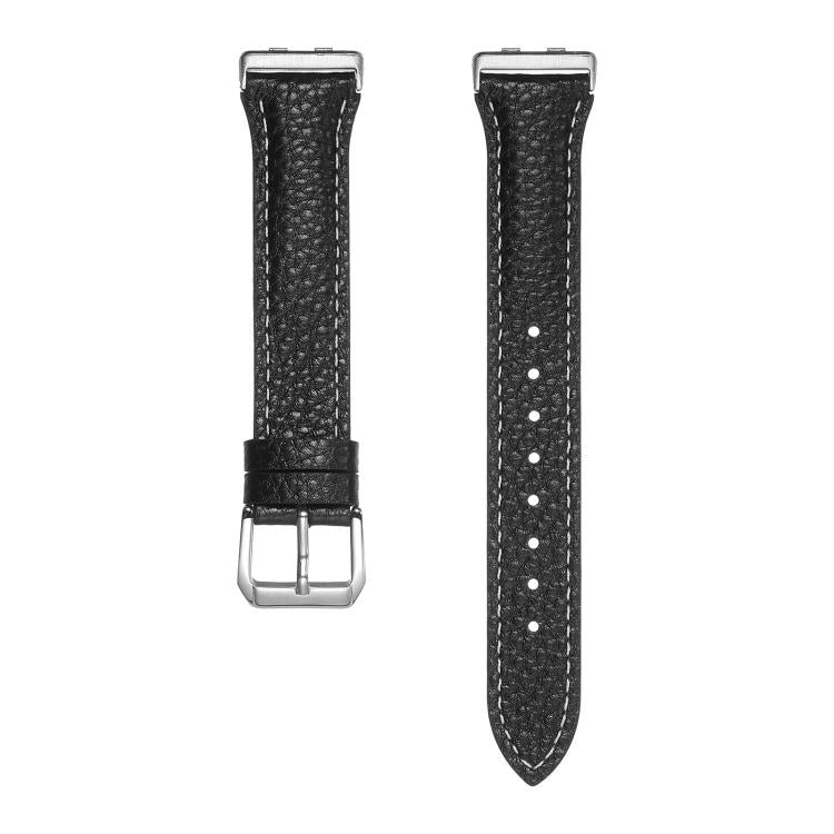 For Huawei Band 11 / Band 11 Pro Lychee Texture Pin Buckle Genuine Leather Watch Band