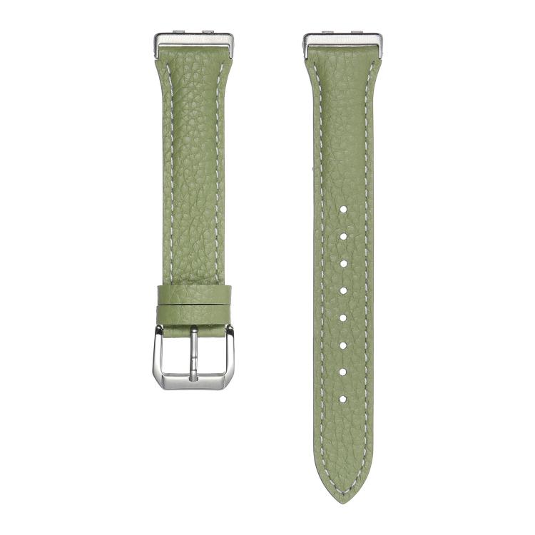 For Huawei Band 11 / Band 11 Pro Lychee Texture Pin Buckle Genuine Leather Watch Band