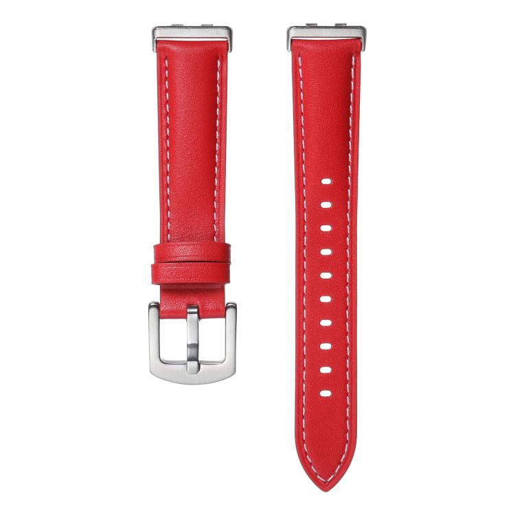 For Huawei Band 11 / Band 11 Pro Plain Genuine Leather Watch Band