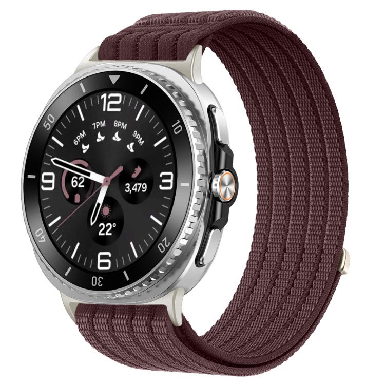 For Samsung Galaxy Watch8 / Watch8 Classic Cloud-Feel Breathable Nylon Woven Metal Head Watch Band