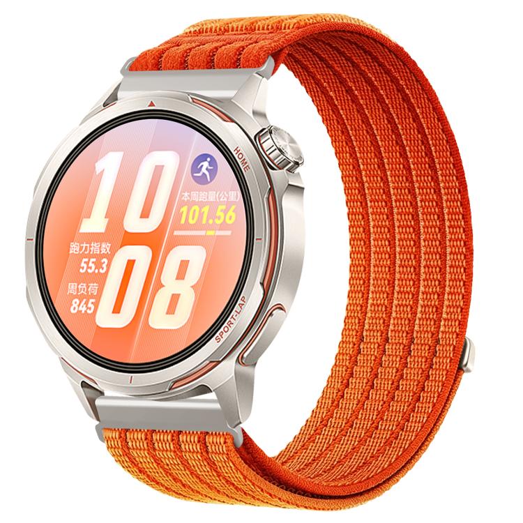 22mm Cloud-Feel Breathable Nylon Woven Metal Head Watch Band