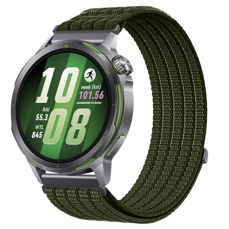 22mm Cloud-Feel Breathable Nylon Woven Metal Head Watch Band