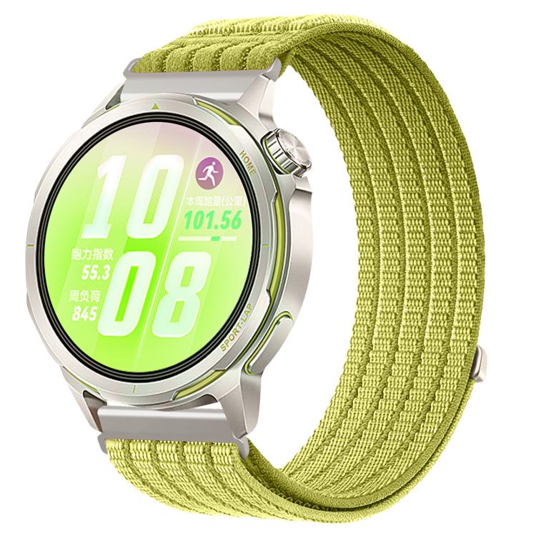 22mm Cloud-Feel Breathable Nylon Woven Metal Head Watch Band