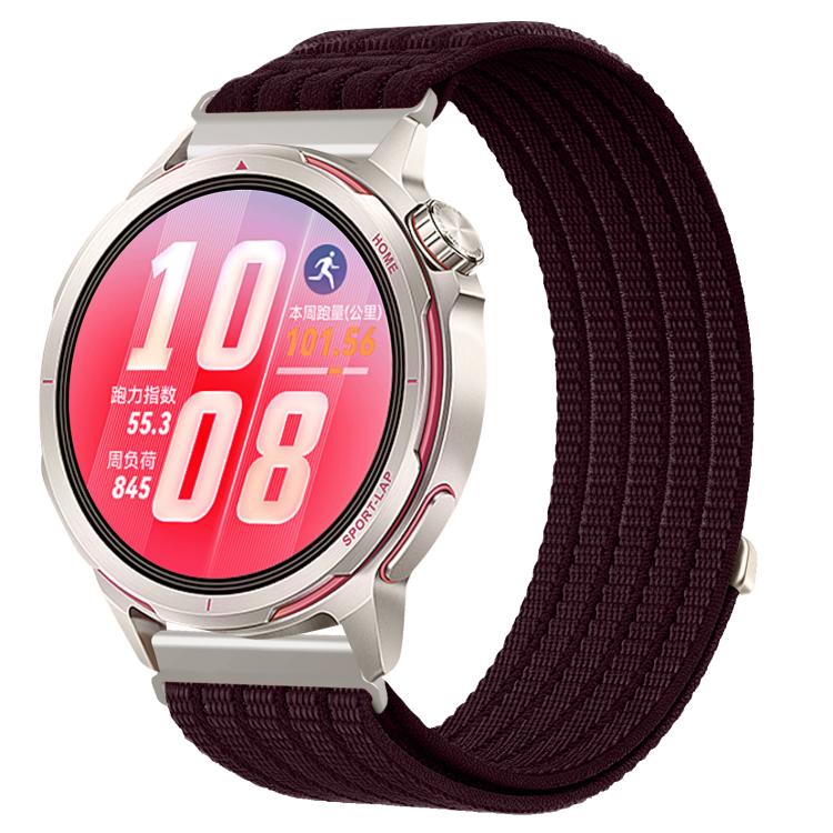 22mm Cloud-Feel Breathable Nylon Woven Metal Head Watch Band
