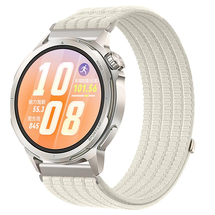 22mm Cloud-Feel Breathable Nylon Woven Metal Head Watch Band