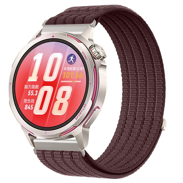 22mm Cloud-Feel Breathable Nylon Woven Metal Head Watch Band