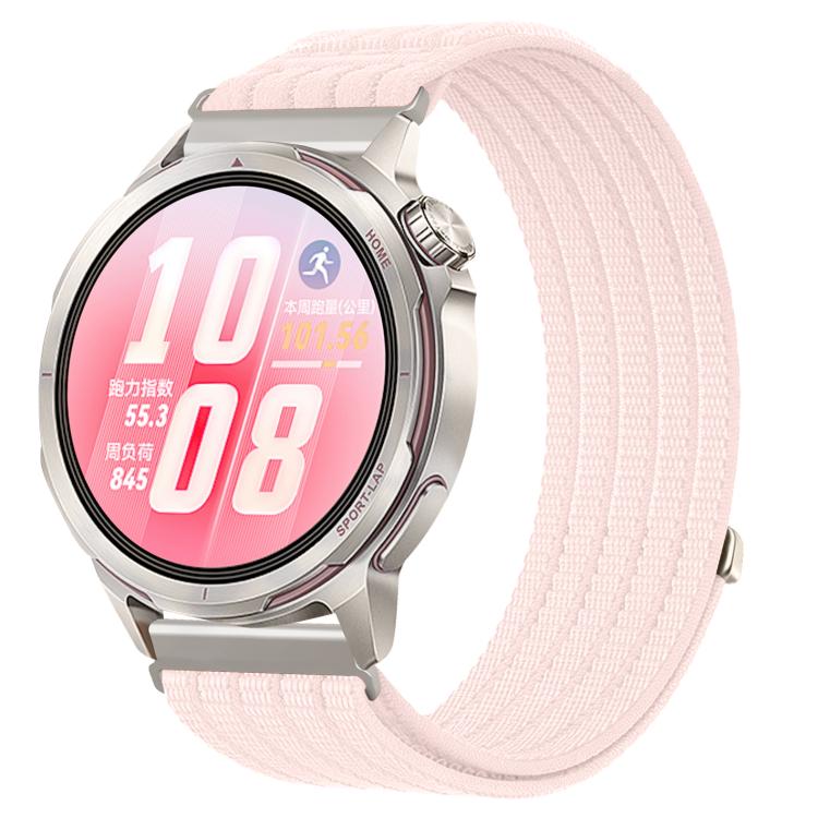 22mm Cloud-Feel Breathable Nylon Woven Metal Head Watch Band