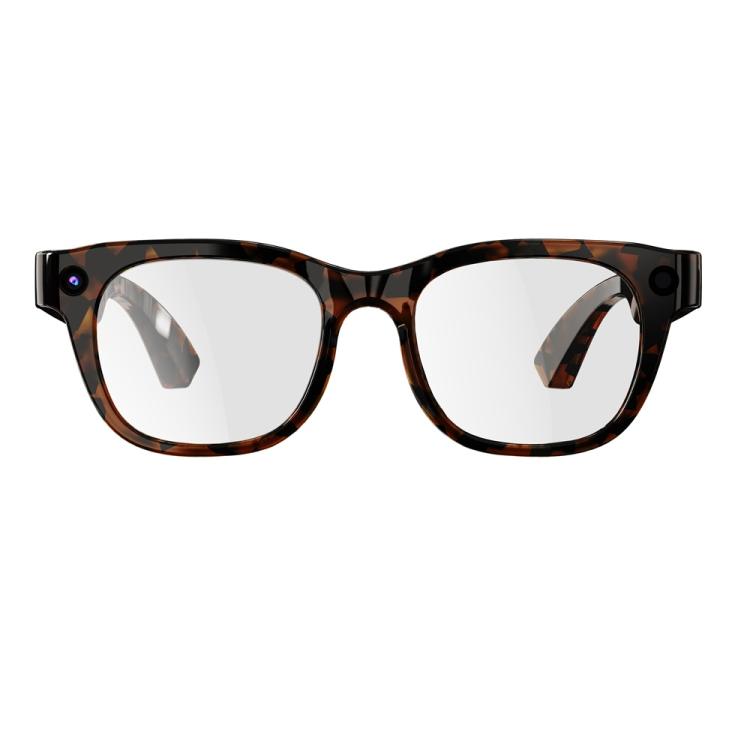 G600Pro 13MP AI Smart Glasses, Support Bluetooth Call / Intelligent Translation - Tortoiseshell Color