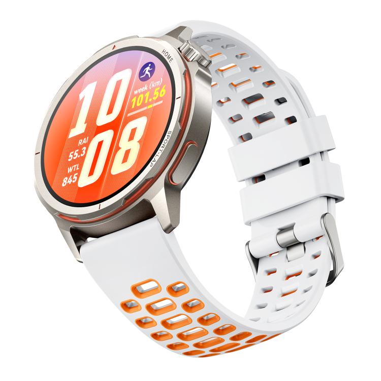 For Huawei Watch GT Runner 2 Two Color Perforated Silicone Watch Band