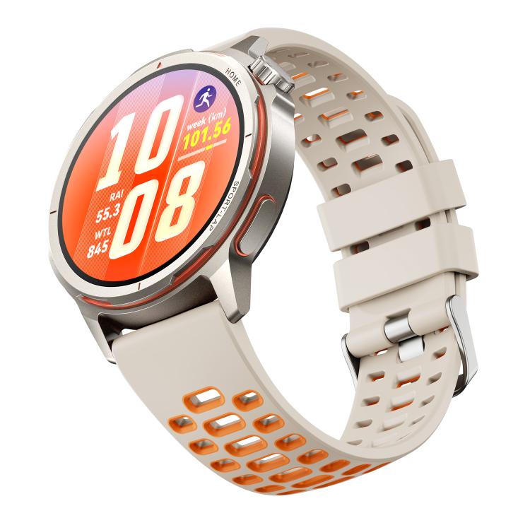 For Huawei Watch GT Runner 2 Two Color Perforated Silicone Watch Band