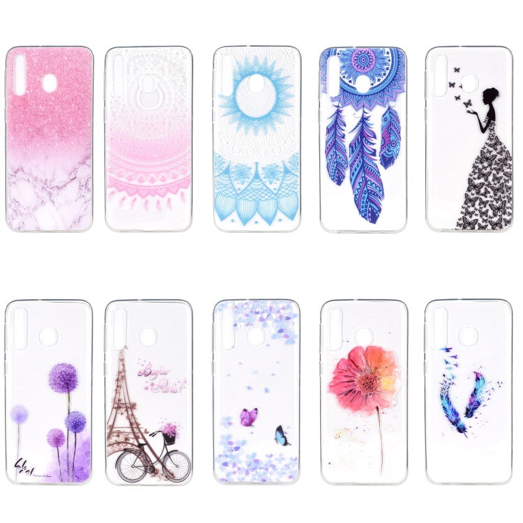 Stylish and Beautiful Pattern TPU Drop Protection Case for Galaxy A20E