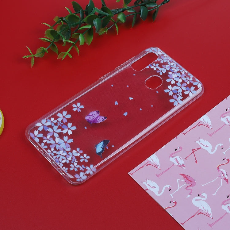 Stylish and Beautiful Pattern TPU Drop Protection Case for Galaxy A20E