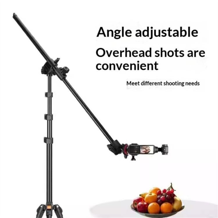 YUNTENG VCT-5288 Overhead 360 Degree Adjustable Crossbar Tripod 205cm Extended Tripod