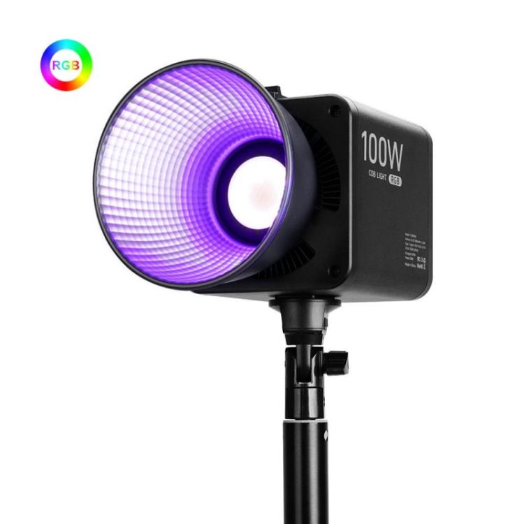 VLOGLITE P100RGB 2700K-6500K Rechargeable Studio Lighting Wireless Photography 100W COB Lamp