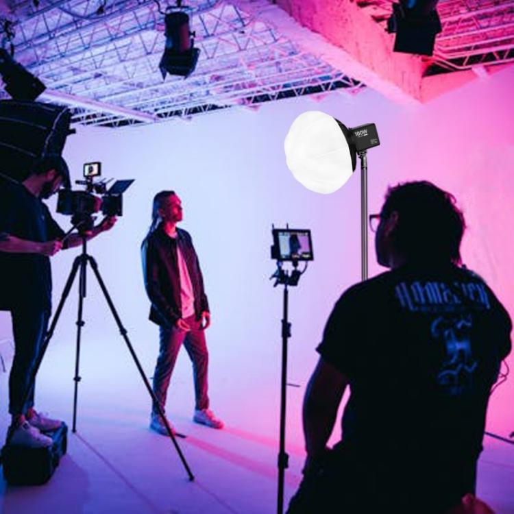 VLOGLITE P100RGB 2700K-6500K Rechargeable Studio Lighting Wireless Photography 100W COB Lamp