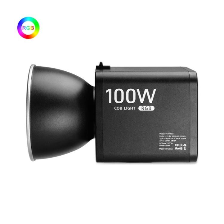 VLOGLITE P100RGB 2700K-6500K Rechargeable Studio Lighting Wireless Photography 100W COB Lamp