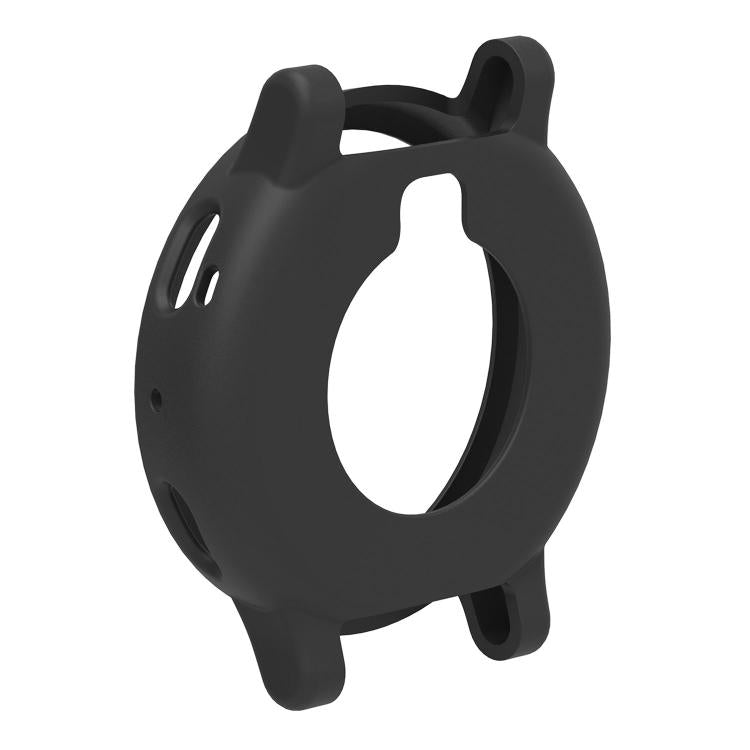 For Amazfit Active Max Silicone Soft Case and Solid Color Perforated Silicone Watch Band