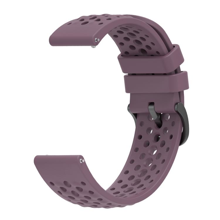 For Amazfit Active Max Silicone Soft Case and Solid Color Perforated Silicone Watch Band