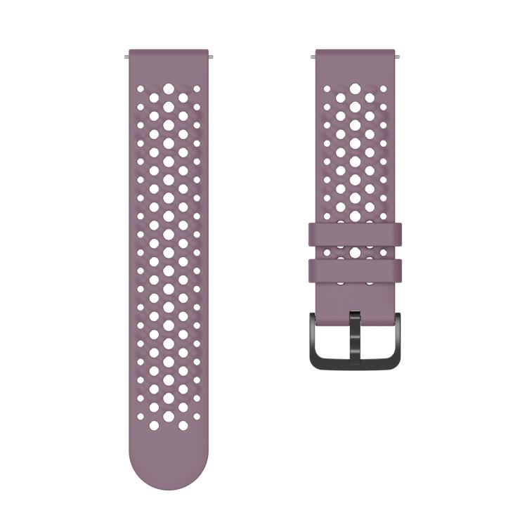 For Amazfit Active Max Silicone Soft Case and Solid Color Perforated Silicone Watch Band