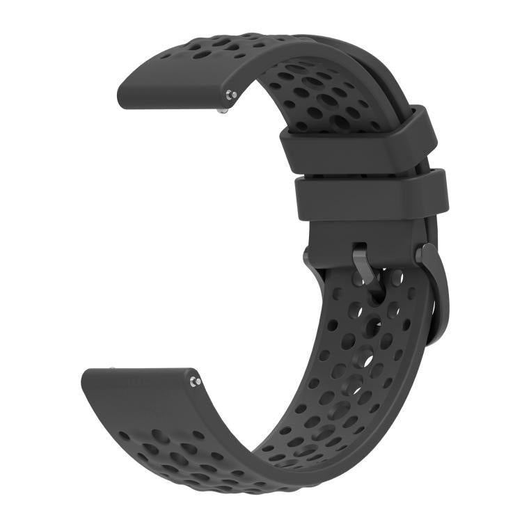 For Amazfit Active Max Silicone Soft Case and Solid Color Perforated Silicone Watch Band