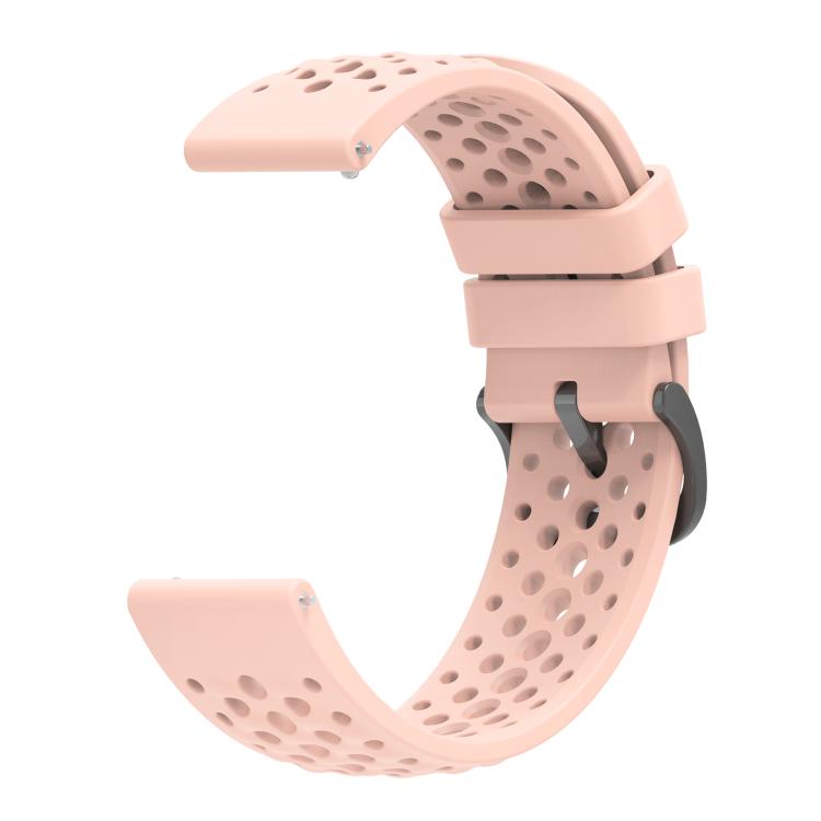For Amazfit Active Max Silicone Soft Case and Solid Color Perforated Silicone Watch Band