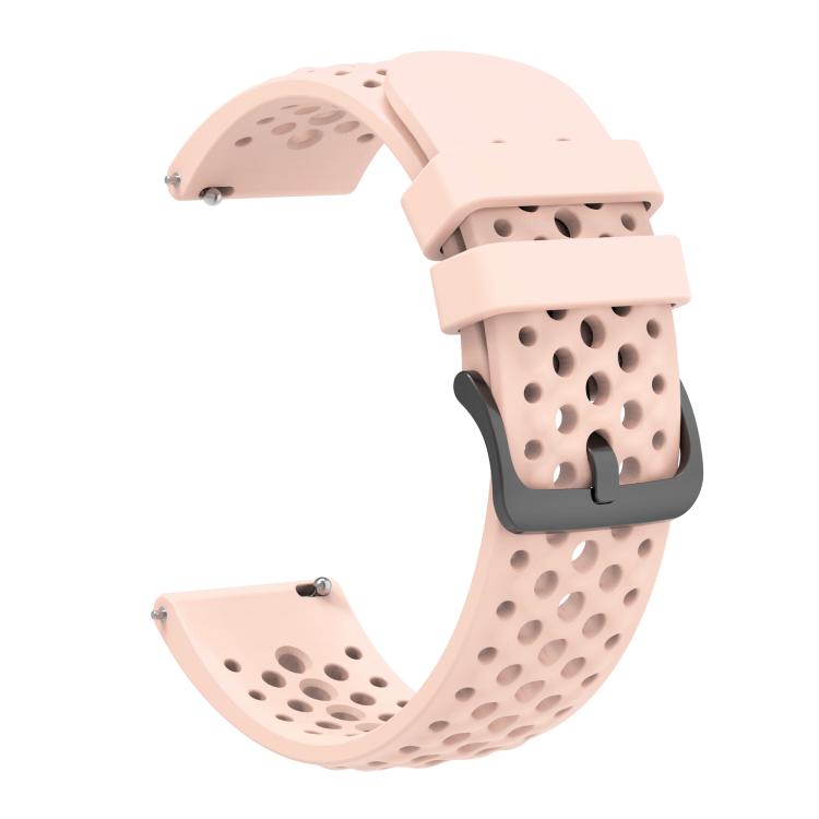 For Amazfit Active Max Silicone Soft Case and Solid Color Perforated Silicone Watch Band