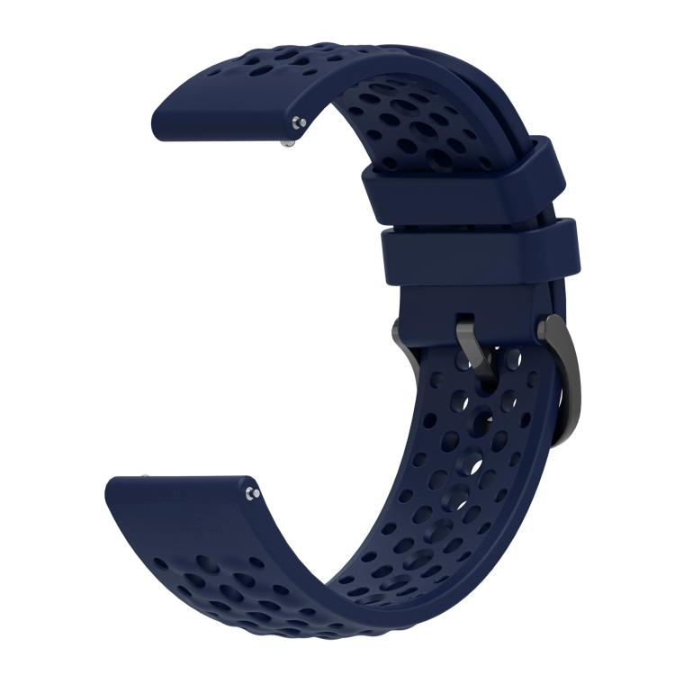 For Amazfit Active Max Silicone Soft Case and Solid Color Perforated Silicone Watch Band