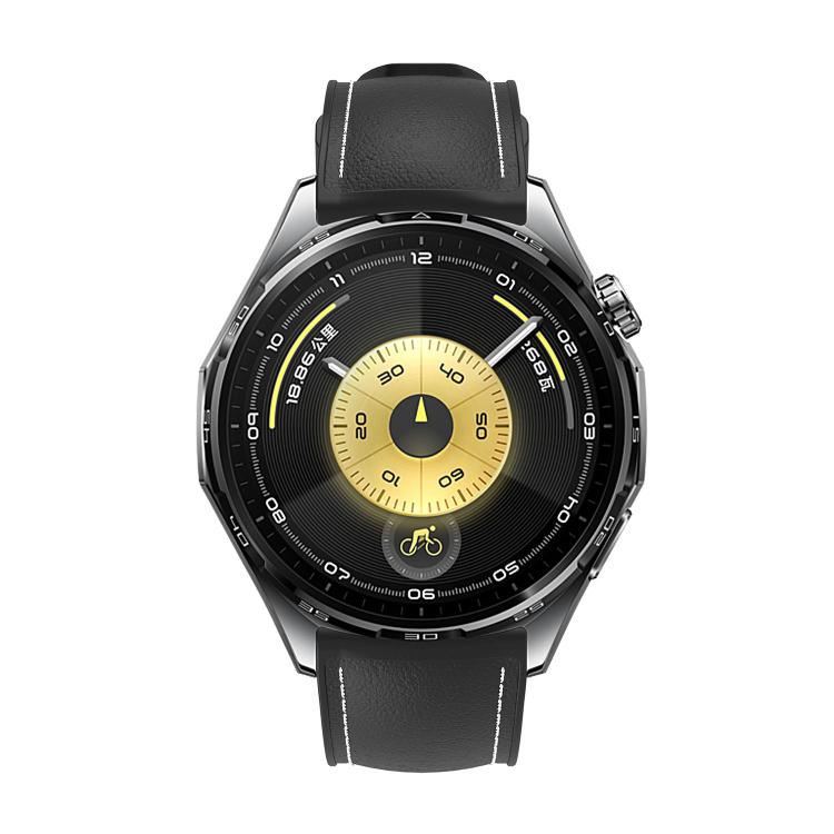20mm Stitched Silicone Hybrid Vegan Leather Watch Band