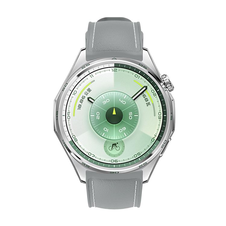 20mm Stitched Silicone Hybrid Vegan Leather Watch Band