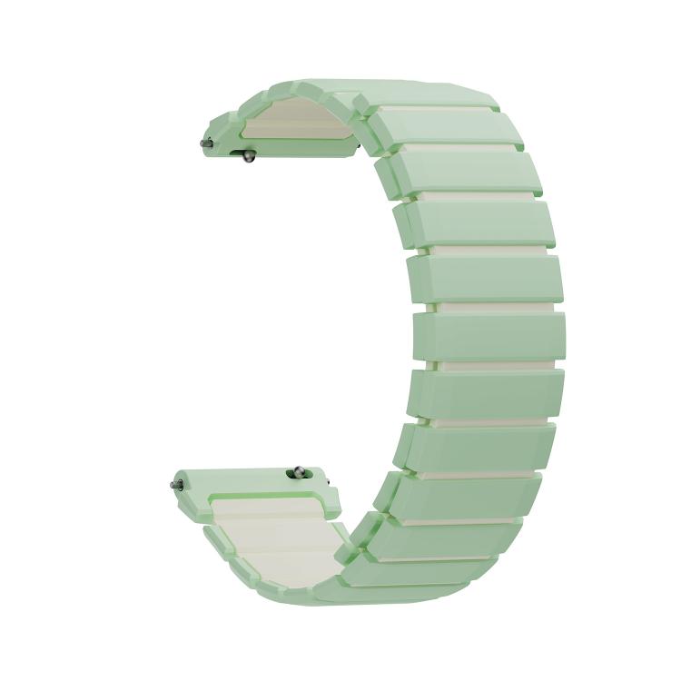 For Huawei Watch GT Runner 2 Two Color Magnetic Silicone Watch Band