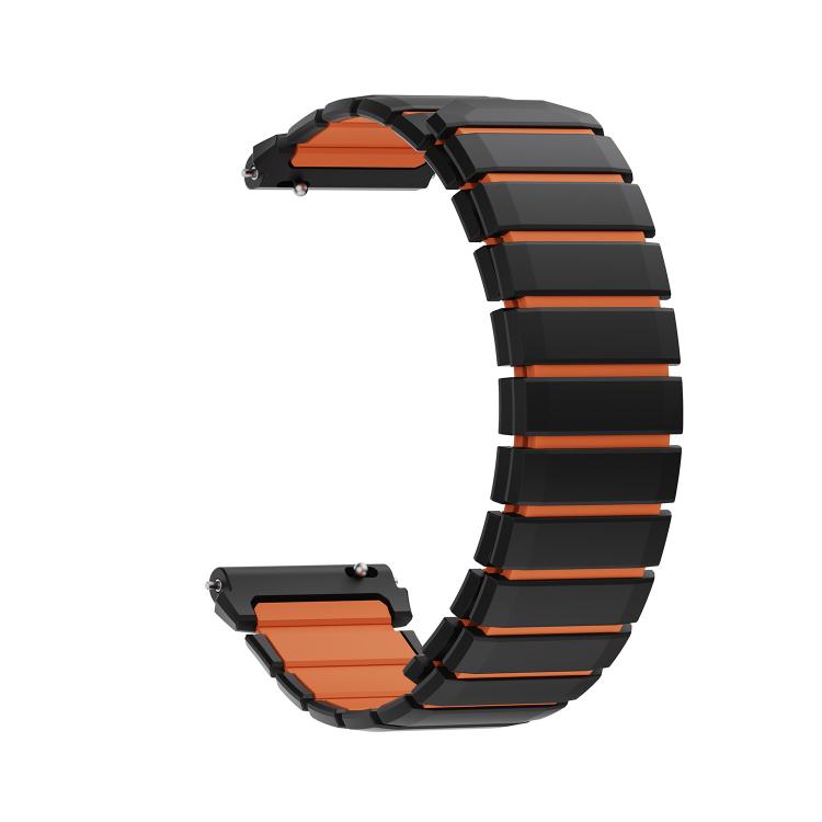 For Huawei Watch GT Runner 2 Two Color Magnetic Silicone Watch Band