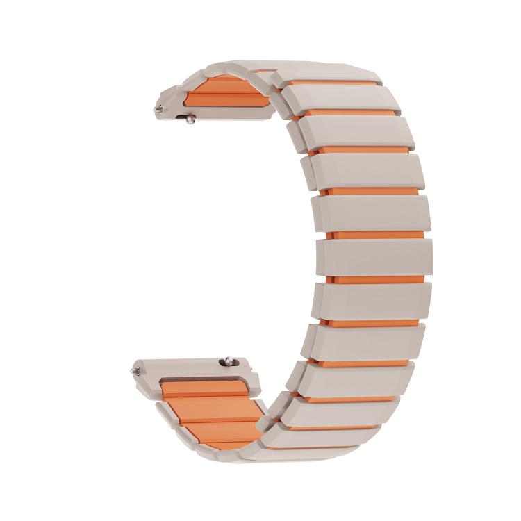 For Huawei Watch GT Runner 2 Two Color Magnetic Silicone Watch Band