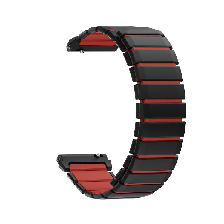 For Huawei Watch GT Runner 2 Two Color Magnetic Silicone Watch Band