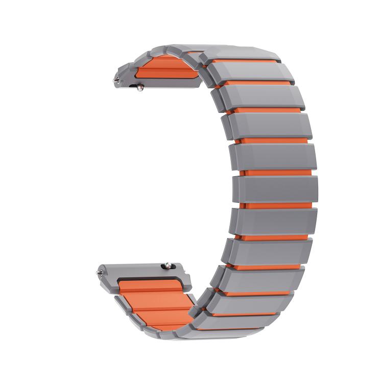 For Huawei Watch GT Runner 2 Two Color Magnetic Silicone Watch Band