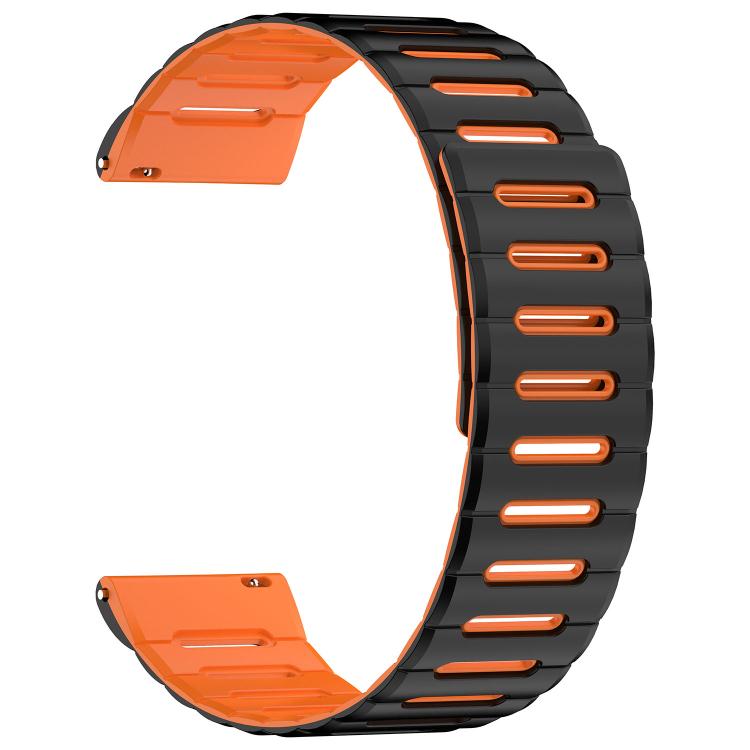 20mm Macaron Color Design Magnetic Silicone Watch Band