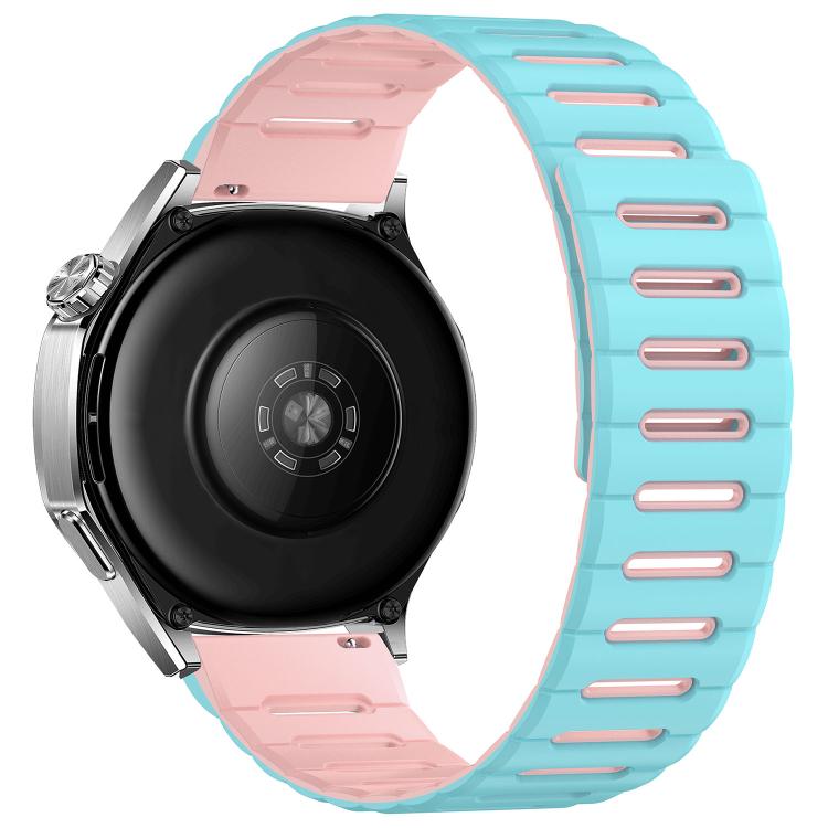 20mm Macaron Color Design Magnetic Silicone Watch Band