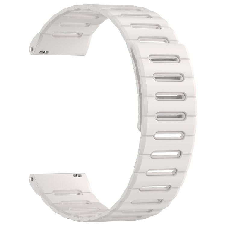 22mm Macaron Color Design Magnetic Silicone Watch Band