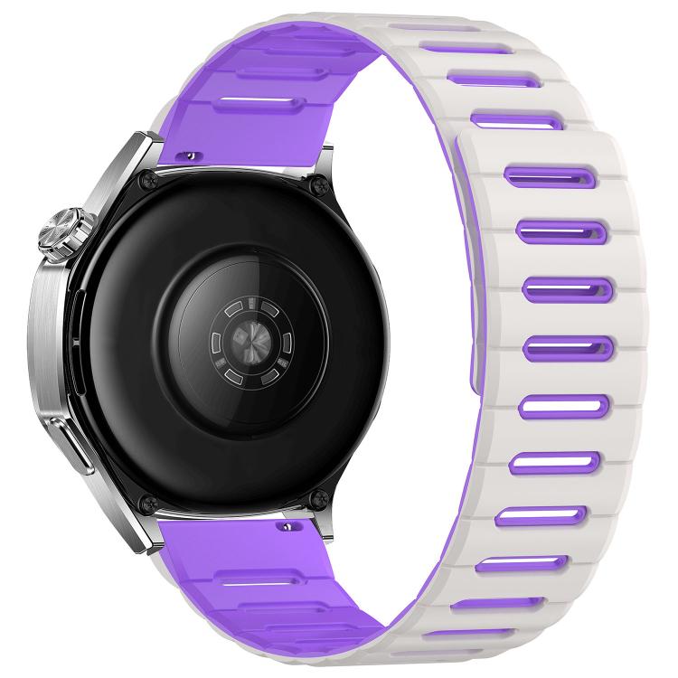 22mm Macaron Color Design Magnetic Silicone Watch Band