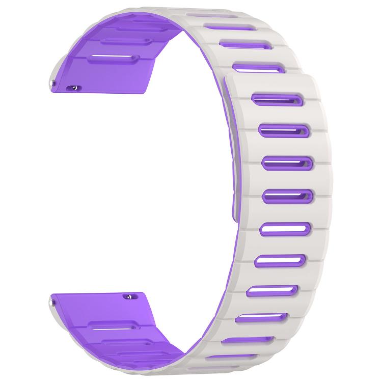22mm Macaron Color Design Magnetic Silicone Watch Band