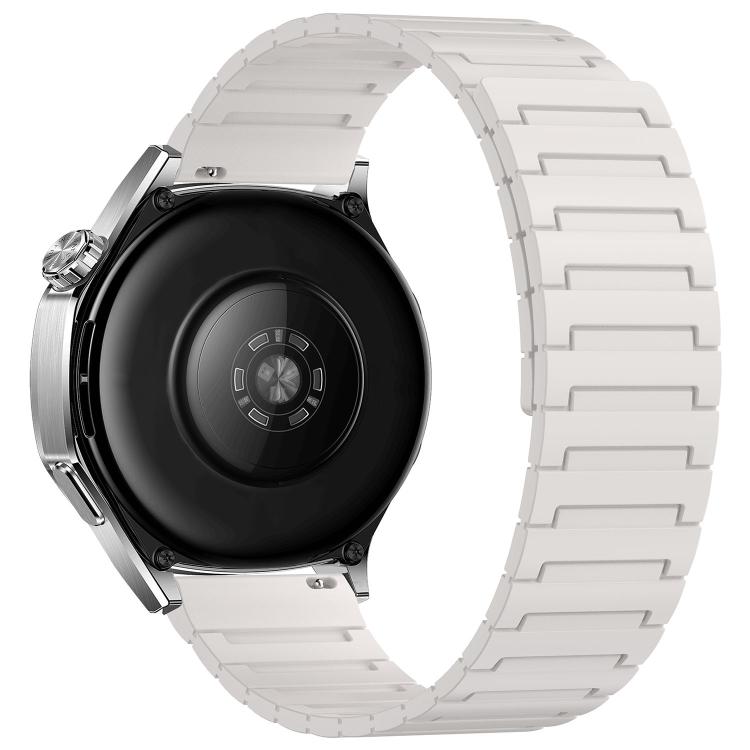 20mm Armor Textured Magnetic Silicone Watch Band