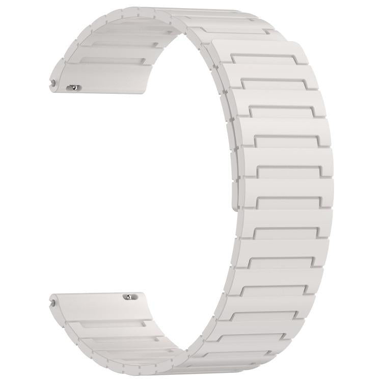20mm Armor Textured Magnetic Silicone Watch Band