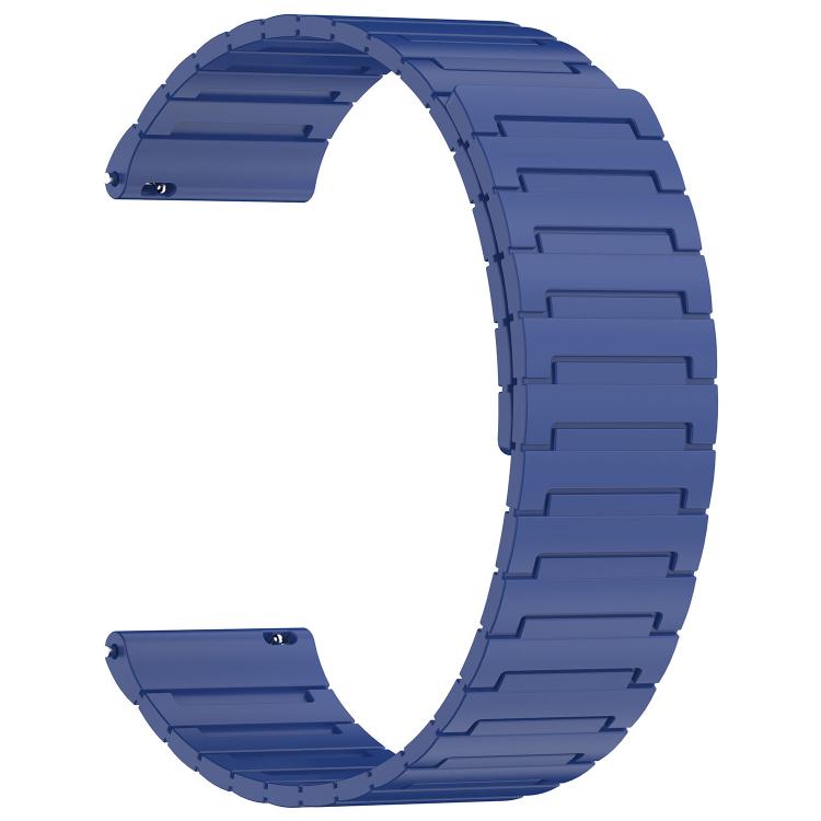 20mm Armor Textured Magnetic Silicone Watch Band
