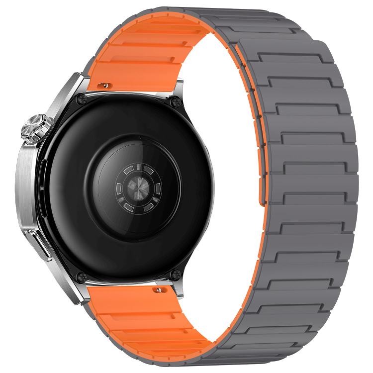20mm Armor Textured Magnetic Silicone Watch Band
