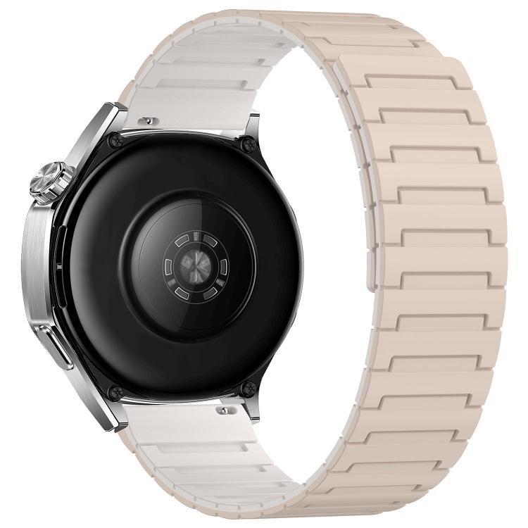 20mm Armor Textured Magnetic Silicone Watch Band