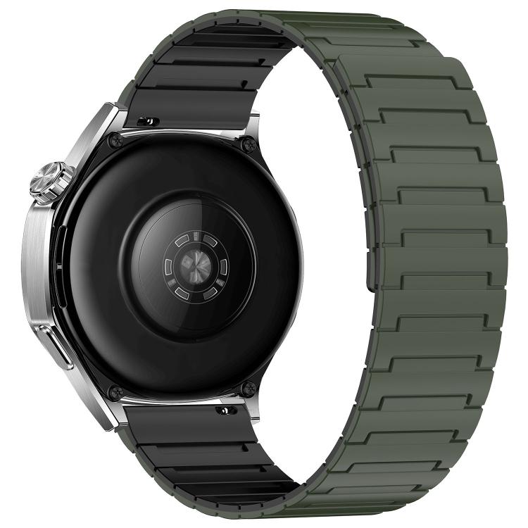 22mm Armor Textured Magnetic Silicone Watch Band
